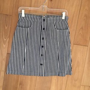 Kookai striped spring/summer skirt size 38